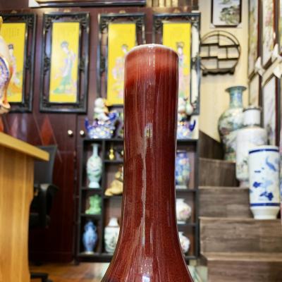 Bình cổ hút họa tiết 2 mặt Hoan Thiên Hỷ Địa - Cửu Tử Phan Đào